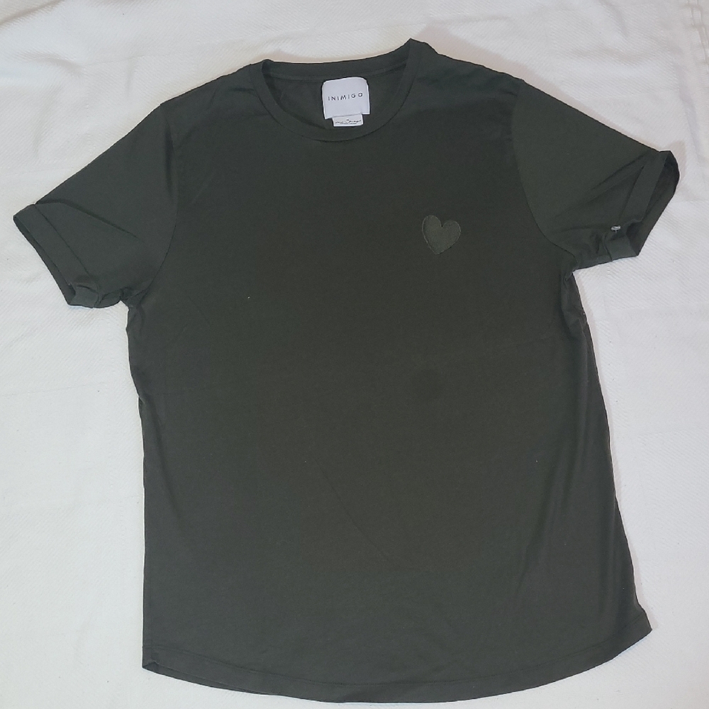 INIMIGO SIZE M. Women Green T-Shirt